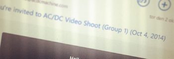 Videoshoot ”Rock Or Bust”
